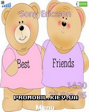 Тема для Sony Ericsson 240x320 - Best Friends
