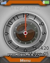   Sony Ericsson 240x320 - Flash Clock Sony Swf