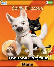 Тема для Sony Ericsson 240x320 - Dog Cat