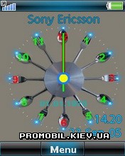   Sony Ericsson 240x320 - Clock