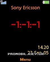   Sony Ericsson 240x320 - Falling Clock