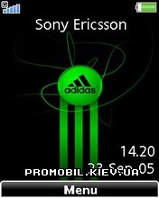   Sony Ericsson 240x320 - Adidas Green