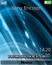   Sony Ericsson 240x320 - Blue Abstract