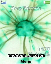   Sony Ericsson 240x320 - Abstract green