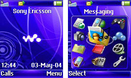   Sony Ericsson 128x160 - Walkman Blue
