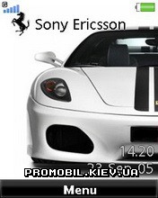   Sony Ericsson 240x320 - Ferrari White Skin