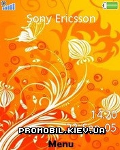   Sony Ericsson 240x320 - Orangel Floral