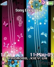   Sony Ericsson 176x220 - Purple Blue
