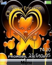   Sony Ericsson 240x320 - Orange Heart