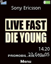   Sony Ericsson 176x220 - Live Fast