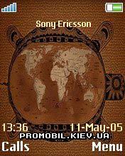   Sony Ericsson 176x220 - World Map