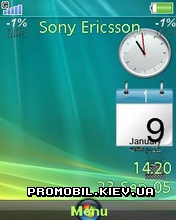   Sony Ericsson 240x320 - Swf Animated Clock