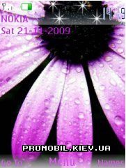   Nokia Series 40 3rd Edition - Fiolet flower