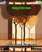   Sony Ericsson 176x220 - Brown Trees