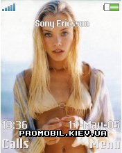   Sony Ericsson 176x220 - Cute Kristanna Loken
