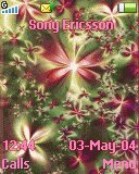   Sony Ericsson 128x160 - Flowers Animated