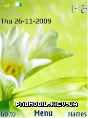   Nokia Series 40 3rd Edition - White flower