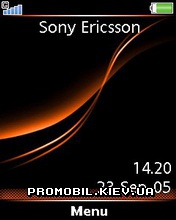   Sony Ericsson 240x320 - Orange Slash
