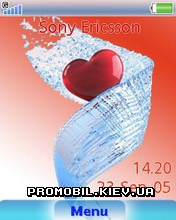   Sony Ericsson 240x320 - Water Heart
