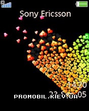   Sony Ericsson 240x320 - Rainbow Heart