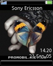   Sony Ericsson 240x320 - Butterfly animated