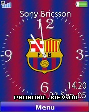   Sony Ericsson 240x320 - Barcelona clock