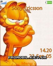 Тема для Sony Ericsson 240x320 - Garfield