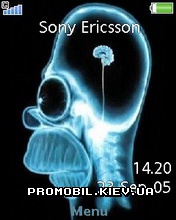 Тема для Sony Ericsson 240x320 - Homer Simpson