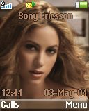   Sony Ericsson 128x160 - Shakira Lumix