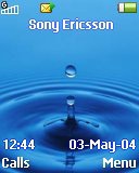   Sony Ericsson 128x160 - Water Drops