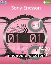   Sony Ericsson 240x320 - Modern Clock