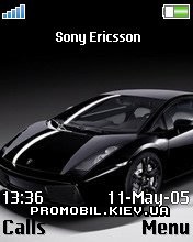   Sony Ericsson 176x220 - Lamborghini Black