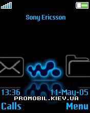   Sony Ericsson 176x220 - Walkman Blue