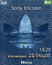  Blue Adidas  Sony Ericsson 240x320 