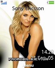 Тема для Sony Ericsson 240x320 - Cameron Diaz