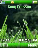 Тема Grass Animated для Sony Ericsson 128x160 