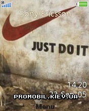 Just Do It Nike  Sony Ericsson 240x320 