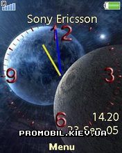    Sony Ericsson 240x320 - Space Clock