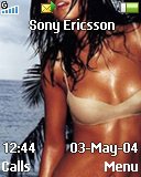     Sony Ericsson 128x160 - Beach Girl