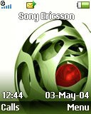   Sony Ericsson 128x160 - Green Ball