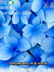   Nokia Series 40 - Flowers blue