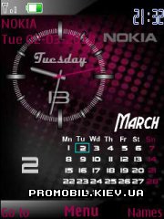   Nokia Series 40 - Pink and Grey