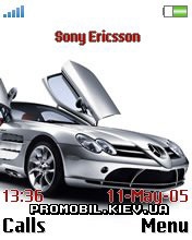   Sony Ericsson 176x220 - White Mercedes