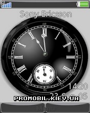   Sony Ericsson 240x320 - Black Clock