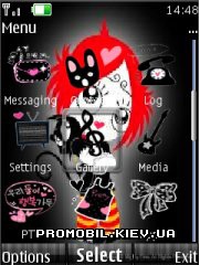   Nokia Series 40 - Ruby Gloom