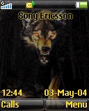  Sony Ericsson 128x160 - Wolf Animated