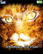   Sony Ericsson 240x320 - Flame Cat