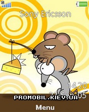 Тема для Sony Ericsson 240x320 - Funny mouse