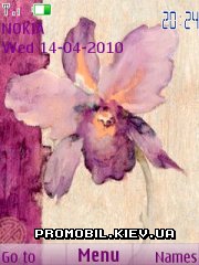   Nokia Series 40 - Purple flowers