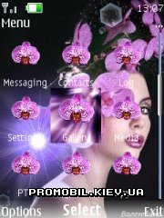   Nokia Series 40 - Girl with orchids